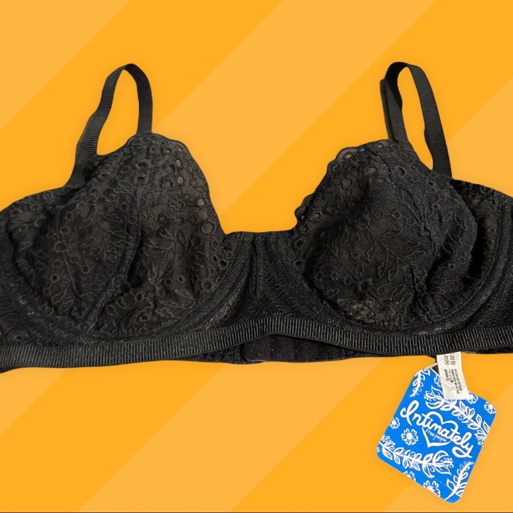 NWT Free People Lace Unlined Underwire Bra https://depop.com/gravemama